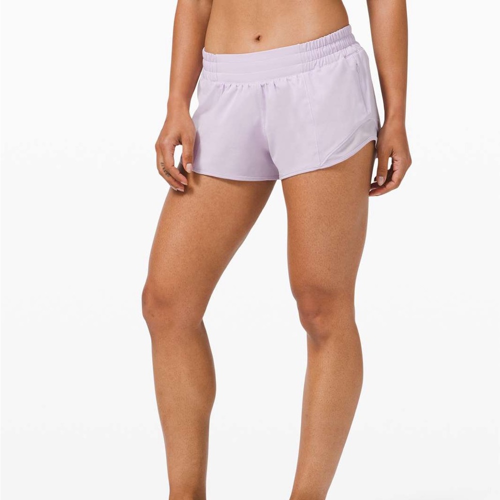 Lululemon Lavender Hotty Hot Shorts